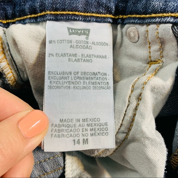 Levi’s Mid Rise Skinny denim jeans Sz 14 M - Picture 8 of 15